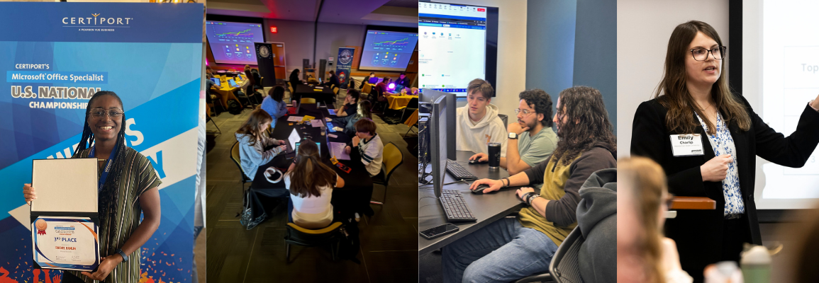 Students in the CIS Department are gifted many opportunities to compete. 