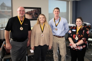 Appalachian State University's Spring Sigma Chi Mu Tau inductees