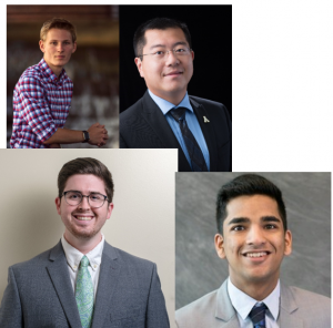 Will O'Malley, Caleb Wright, Manas Desai and Dr. Jason Xiong